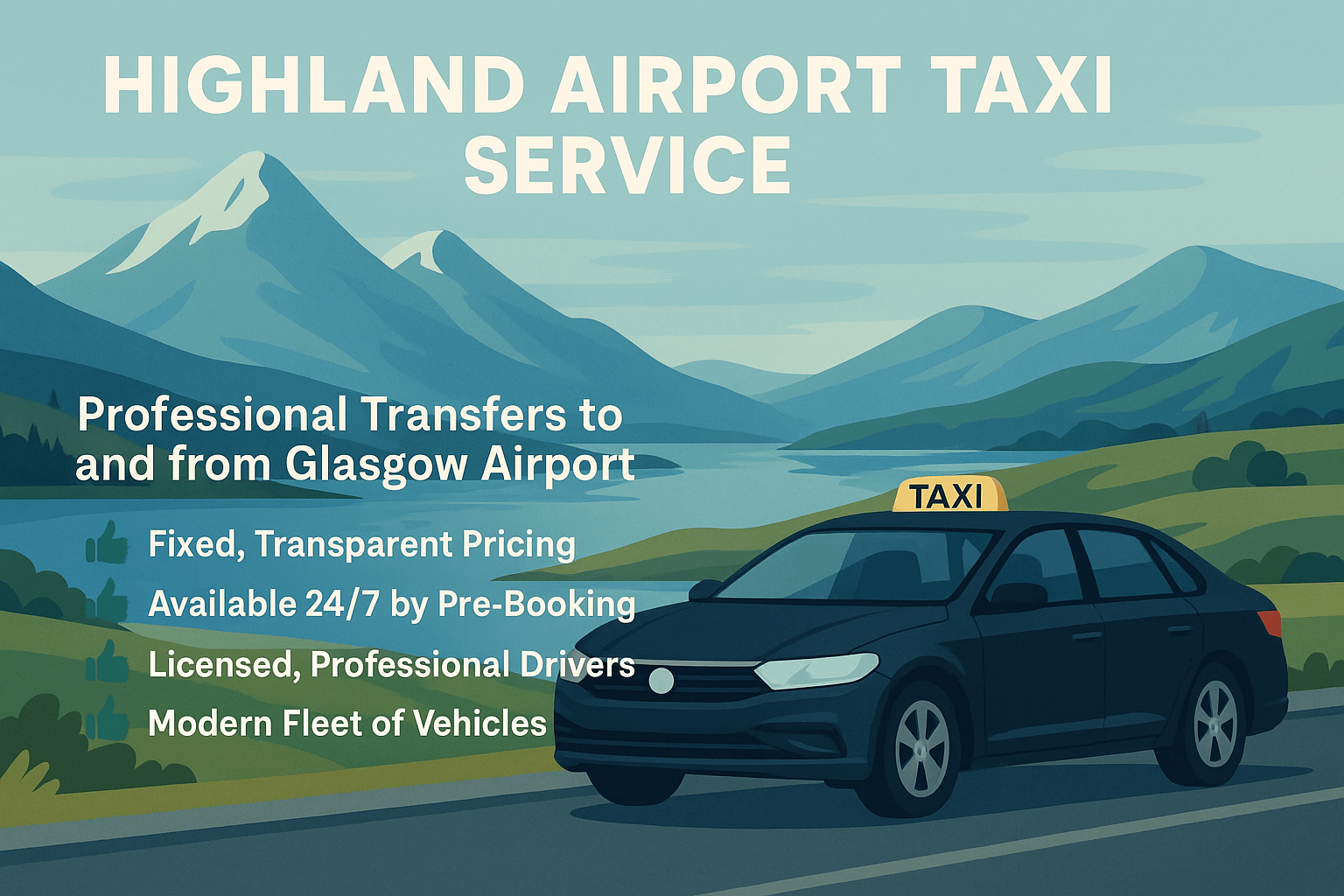 fort william airport taxi service from highlands