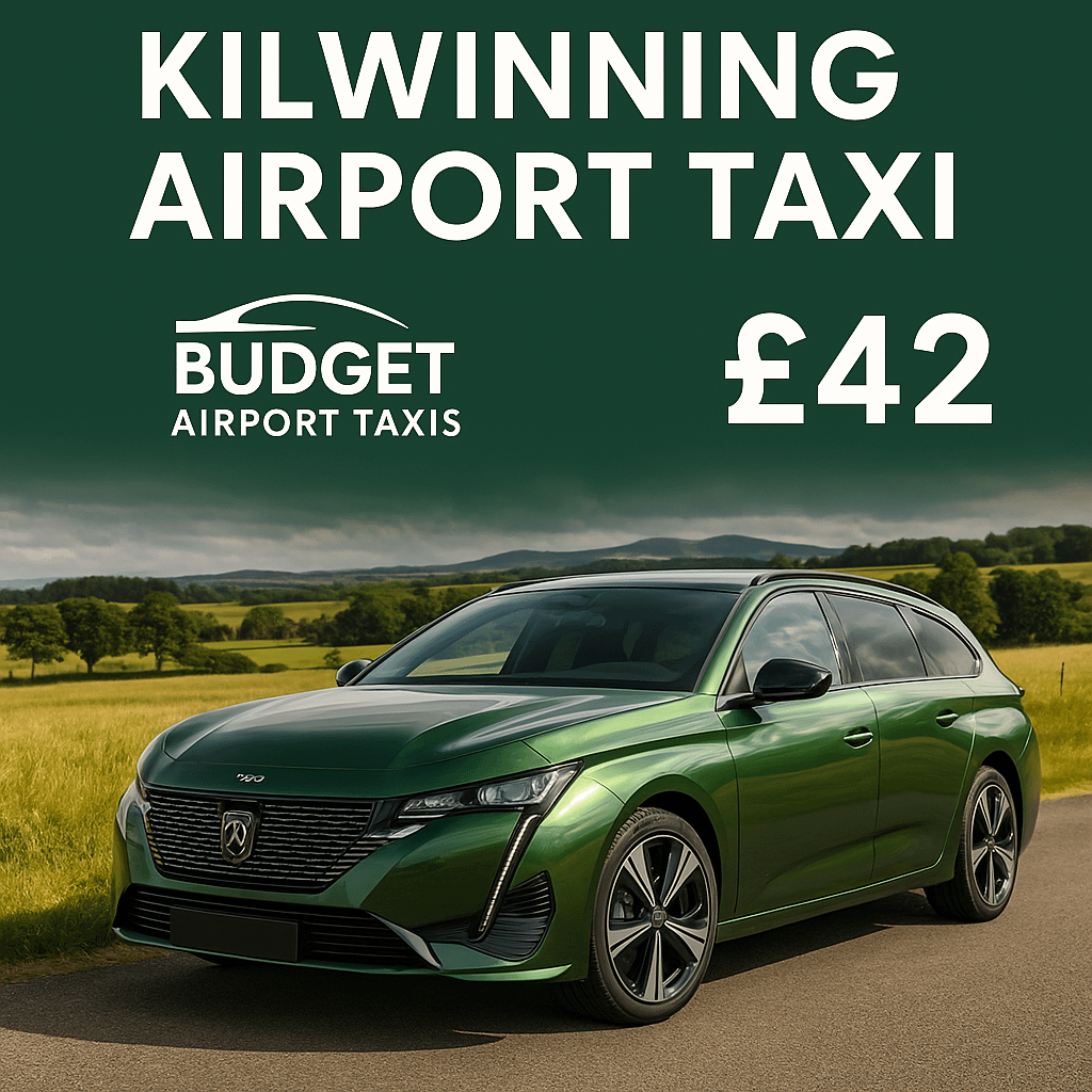 kilwinning airport taxi from £42